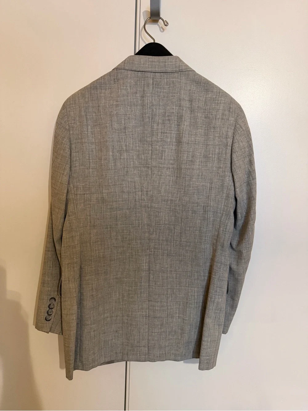 Men's Tailored Light Gray Sport Coat - Classic Single-Breasted Blazer